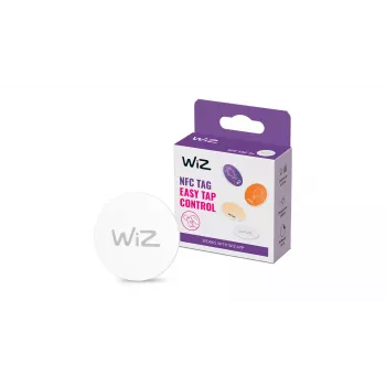 WiZ NFC žymos 4 vnt., belaidės, NFC, baltos, IP20, plastikas, nereikalingas maitinimas
