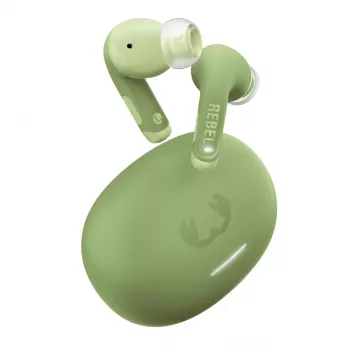 Ausinės Hama Twins Fuse 2 TWS belaidės į ausis, skambučiams/muzikai, USB Type-C, Bluetooth, žalios