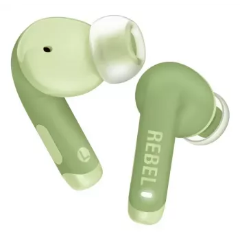 Ausinės Hama Twins Fuse 2 TWS belaidės į ausis, skambučiams/muzikai, USB Type-C, Bluetooth, žalios