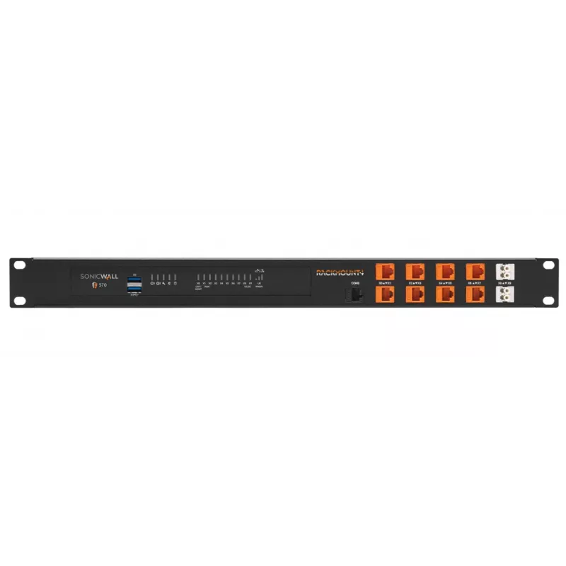 Rackmount IT RM-SW-T12 1U montažo rinkinys, skirtas SonicWall TZ570W