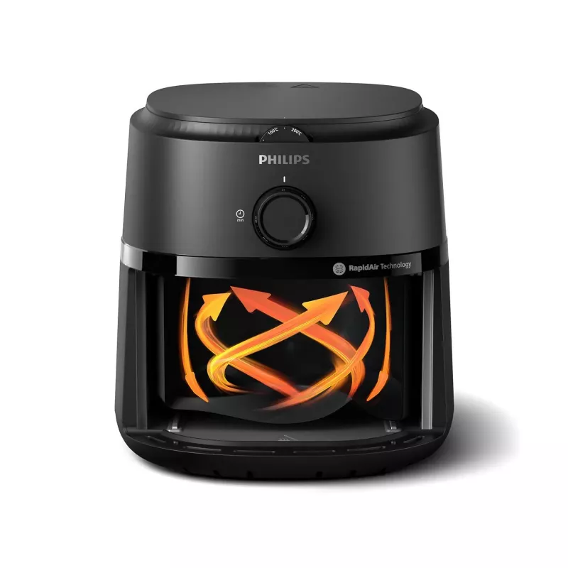 Karšto oro gruzdintuvė Philips 1000 serijos NA110/00 3,2 L 1300 W Juoda