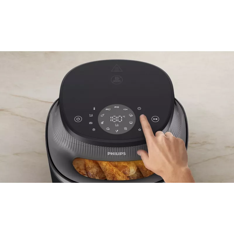 Karšto oro gruzdintuvė Philips 3000 Series Ovi XL NA341/00 su RapidAir Plus technologija