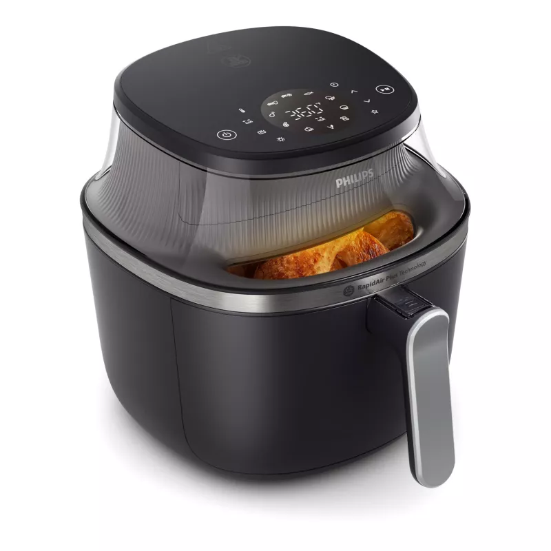 Karšto oro gruzdintuvė Philips 3000 Series Ovi XL NA341/00 su RapidAir Plus technologija