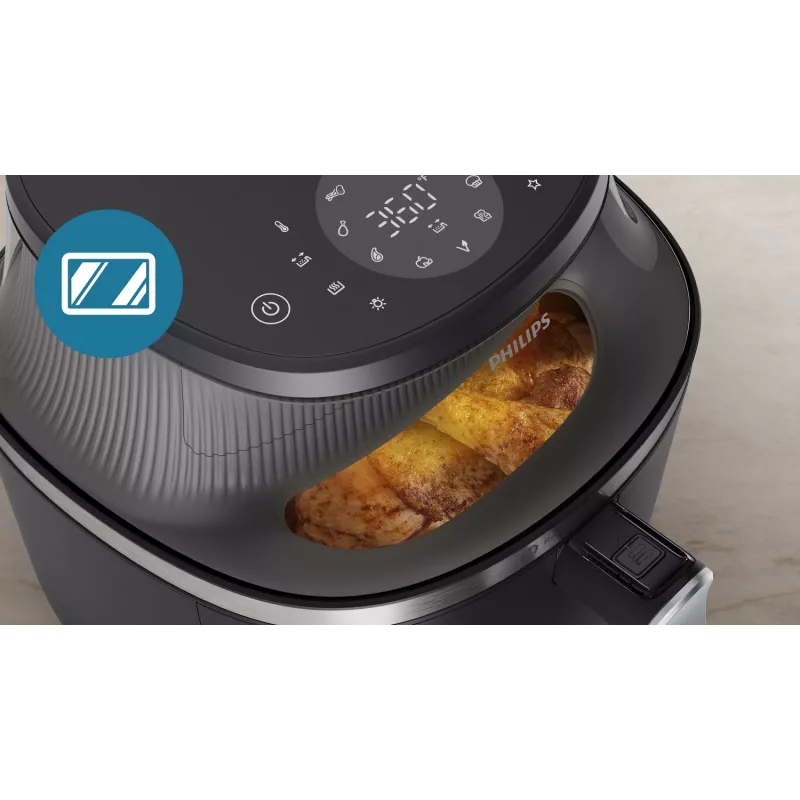 Karšto oro gruzdintuvė Philips 3000 Series Ovi XL NA341/00 su RapidAir Plus technologija