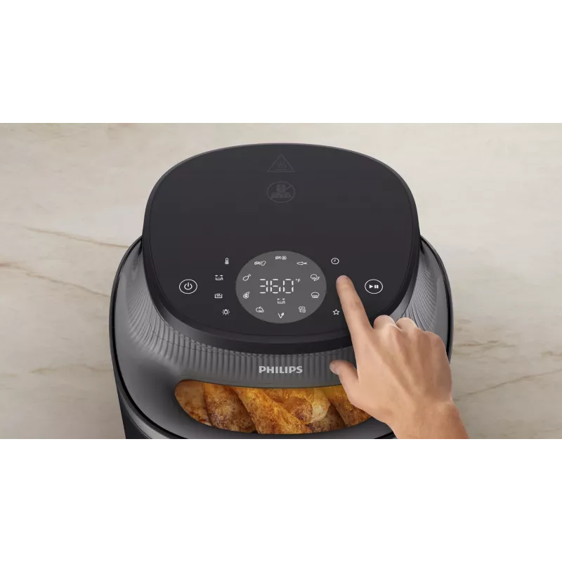 Karšto oro gruzdintuvė Philips 3000 Series Ovi XL NA341/00 su RapidAir Plus technologija