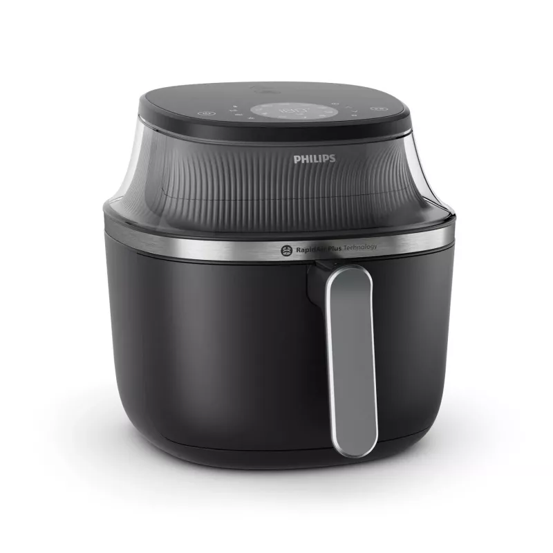 Philips 3000 serijos NA331/00 gruzdintuvė Viena 6,2 L Laisvai pastatoma 1700 W Karšto oro gruzdintuvė Juoda, Sidabrinė