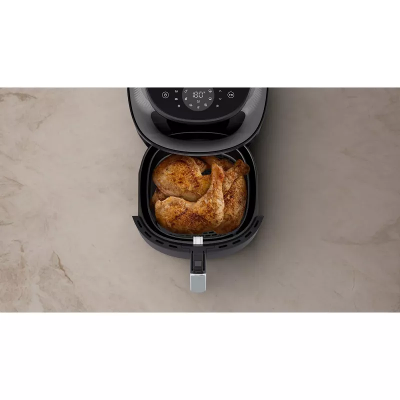Philips 3000 serijos NA331/00 gruzdintuvė Viena 6,2 L Laisvai pastatoma 1700 W Karšto oro gruzdintuvė Juoda, Sidabrinė