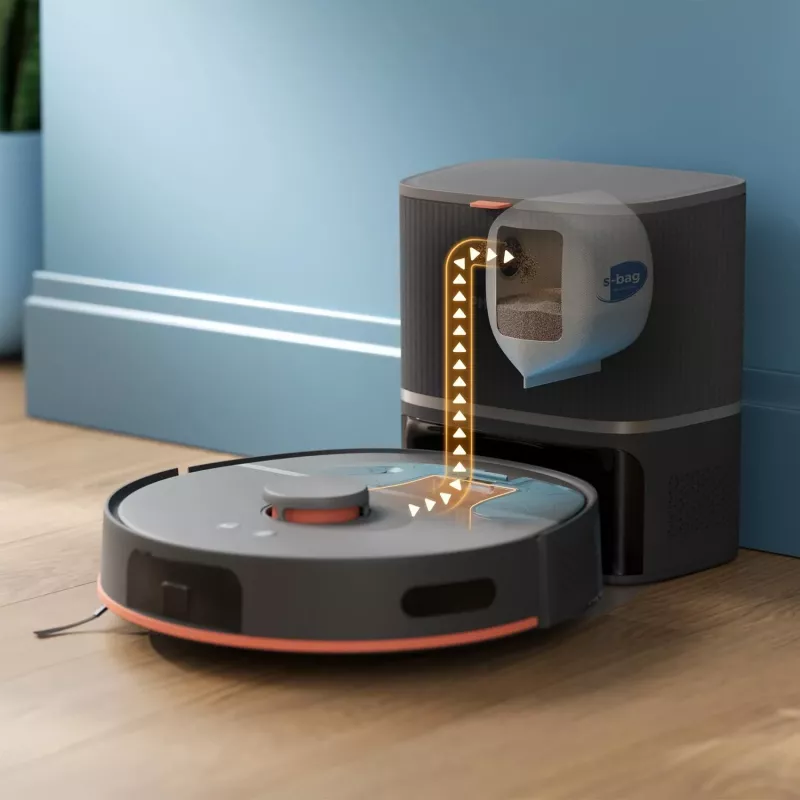 Robotinis dulkių siurblys Philips XU5100/10, dulkių maišelis 0,26 l, Li-Ion 4800 mAh, 200 min veikimo laikas, 98 mm aukštis