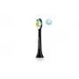 Pakeičiamos dantų šepetėlio galvutės Philips HX6066/88 Optimal White, 6 vnt., juodos, 3 mėnesių keitimo intervalas