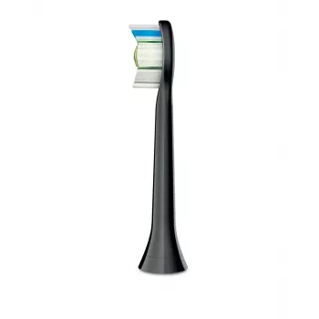 Pakeičiamos dantų šepetėlio galvutės Philips HX6066/88 Optimal White, 6 vnt., juodos, 3 mėnesių keitimo intervalas