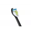 Pakeičiamos dantų šepetėlio galvutės Philips HX6066/88 Optimal White, 6 vnt., juodos, 3 mėnesių keitimo intervalas