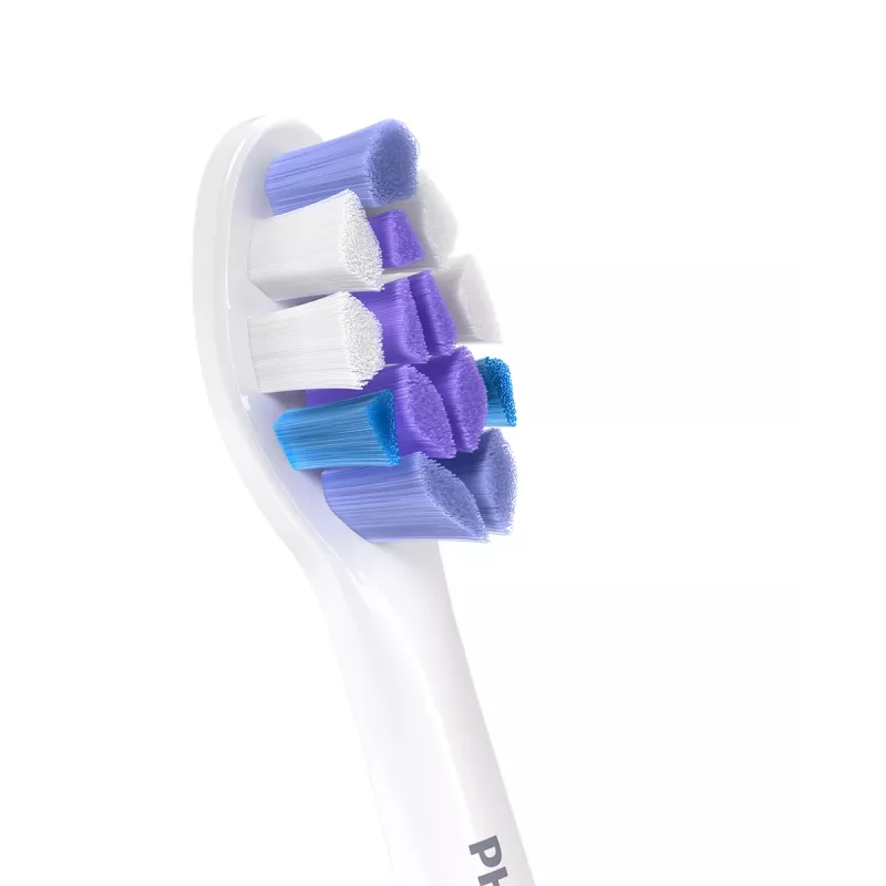 Philips Sensitive HX6058/87 keičiamieji šepetėlių antgaliai, 8 vnt., balti, 3 mėnesių keitimo ciklas