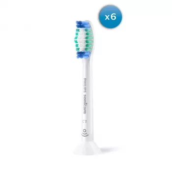 Pakeitimo šepetėlių galvutės Philips ProResults HX6016 6 vnt. baltos