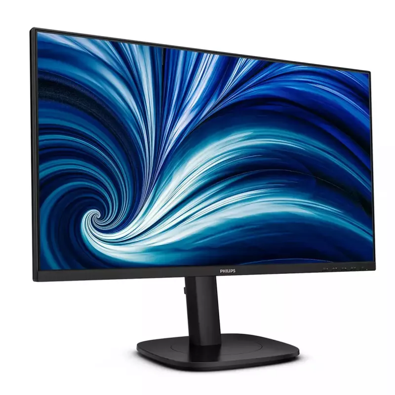 Monitorius Philips 24B2U3601 23,8 colio (60,5 cm) IPS Quad HD 2560x1440, USB 3.2 šakotuvas, USB-C, garsiakalbiai, aukščio reguliavimas, VESA, juodas