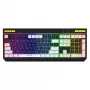HATOR Icefall klaviatūra žaidimams USB membraninė QWERTY JAV anglų juoda RGB LED