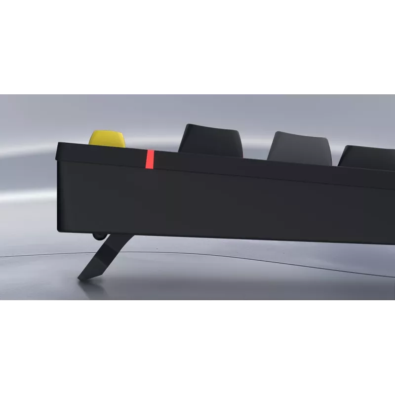 HATOR Icefall klaviatūra žaidimams USB membraninė QWERTY JAV anglų juoda RGB LED