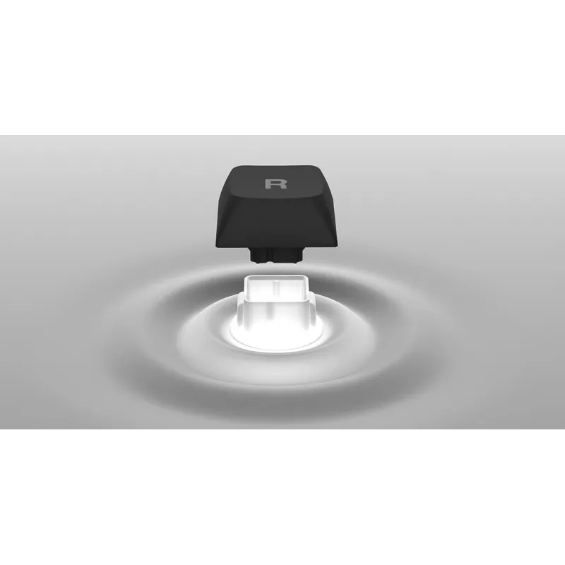 HATOR Icefall klaviatūra žaidimams USB membraninė QWERTY JAV anglų juoda RGB LED