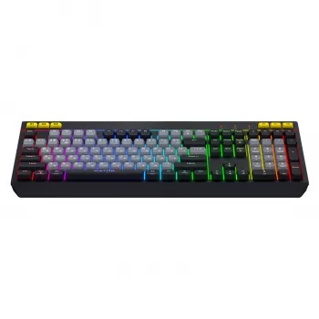 HATOR Icefall klaviatūra žaidimams USB QWERTY US English Juoda RGB LED