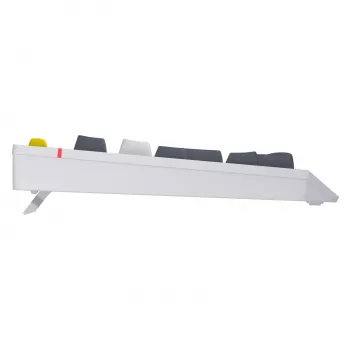 HATOR Icefall klaviatūra žaidimams, membraninė, USB, QWERTY US English, balta, pilno dydžio, RGB LED