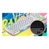 HATOR Gravity X TKL klaviatūra žaidimams USB QWERTY JAV anglų balta