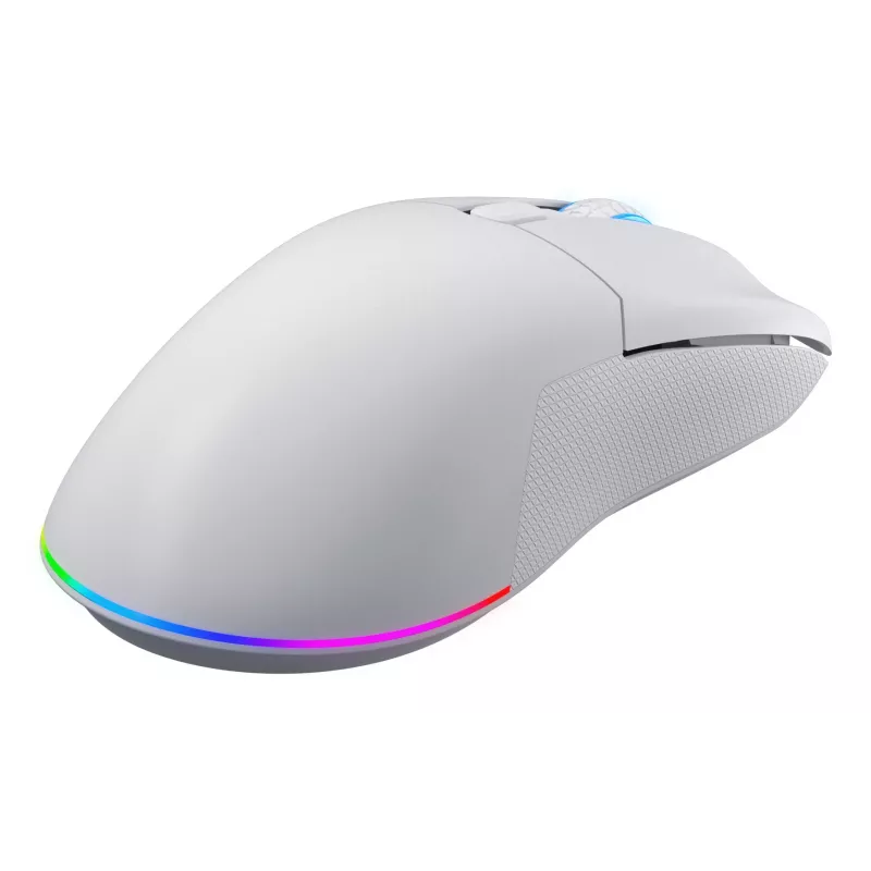 HATOR Pulsar 3 Wireless, balta – Optiniai geltoni jungikliai 100M, PixArt PMW 3311 (HTM631)