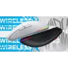 HATOR Pulsar 3 Wireless, balta – Optiniai geltoni jungikliai 100M, PixArt PMW 3311 (HTM631)