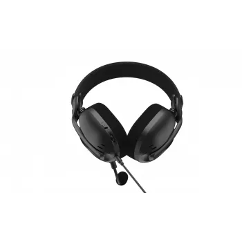 Ausinės HATOR Hyperpunk 3 USB, laidinės, į ausį, žaidimams, USB Type-C / USB Type-A, juodos