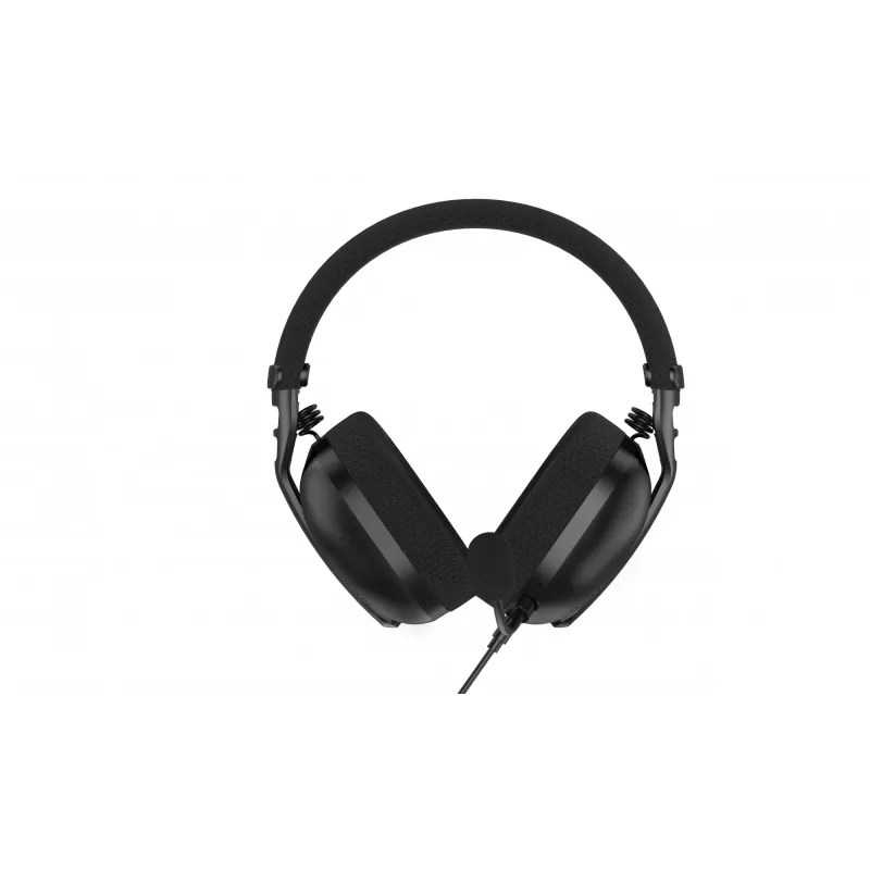 Ausinės HATOR Hyperpunk 3 USB, laidinės, į ausį, žaidimams, USB Type-C / USB Type-A, juodos