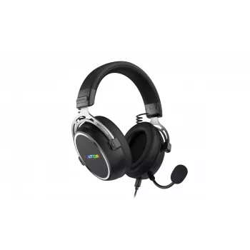 Ausinės HATOR Hypergang 3 USB, laidinės ir belaidės, USB tipo C / A, Bluetooth, juodos