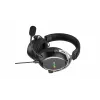 Ausinės HATOR Hypergang 3 USB, laidinės ir belaidės, USB tipo C / A, Bluetooth, juodos