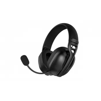 Ausinės HATOR Hyperpunk 3 Wireless – belaidės ir laidinės, žaidimams, USB Type-C / USB Type-A, Bluetooth, juodos