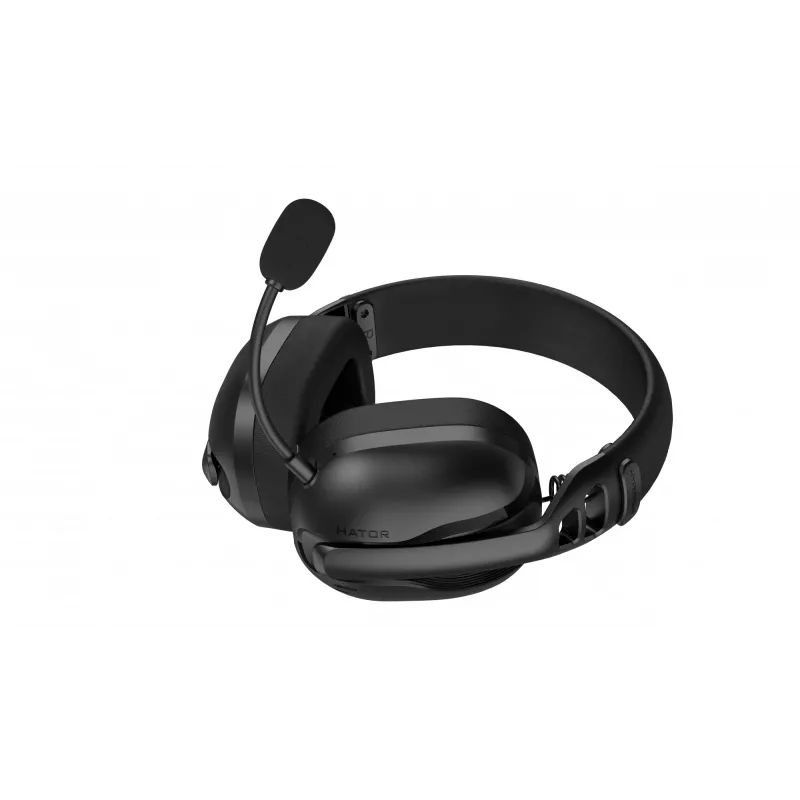 Ausinės HATOR Hyperpunk 3 Wireless – belaidės ir laidinės, žaidimams, USB Type-C / USB Type-A, Bluetooth, juodos