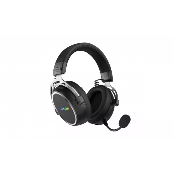 Belaidės ausinės HATOR Hypergang 3 Wireless, USB Type-C / USB Type-A, Bluetooth, juodos
