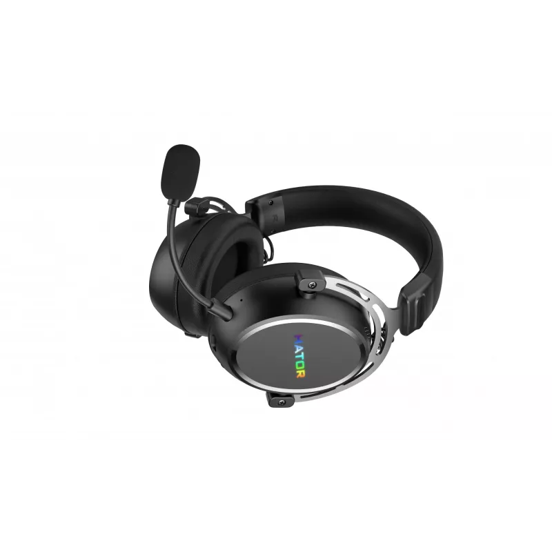 Belaidės ausinės HATOR Hypergang 3 Wireless, USB Type-C / USB Type-A, Bluetooth, juodos