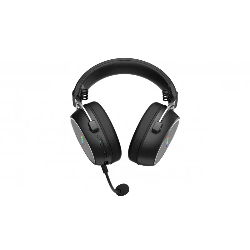 Belaidės ausinės HATOR Hypergang 3 Wireless, USB Type-C / USB Type-A, Bluetooth, juodos