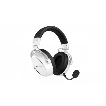 Ausinės HATOR Hypergang 3 Wireless belaidės, USB Type-C / USB Type-A, Bluetooth, baltos