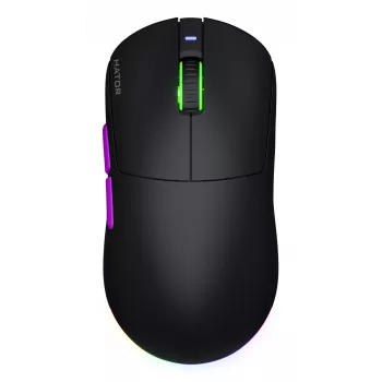 HATOR Quasar 3 Ultra 8K Wireless pelė žaidimams Ambidextrinė RF Wireless + Bluetooth + USB Type-A Optinė 30000 DPI