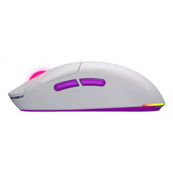 HATOR Quasar 3 Ultra 8K belaidė pelė žaidimams, ambidekstrinė, RF Wireless + Bluetooth + USB Type-A, optinė 30000 DPI