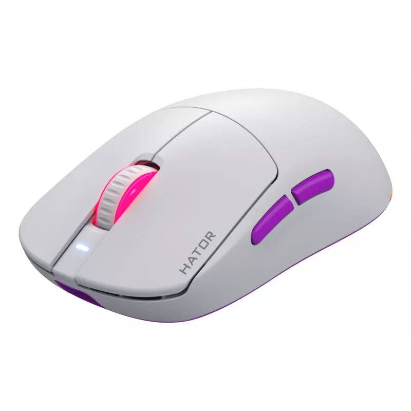 HATOR Quasar 3 Ultra 8K belaidė pelė žaidimams, ambidekstrinė, RF Wireless + Bluetooth + USB Type-A, optinė 30000 DPI