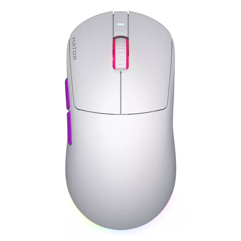 HATOR Quasar 3 Ultra 8K belaidė pelė žaidimams, ambidekstrinė, RF Wireless + Bluetooth + USB Type-A, optinė 30000 DPI