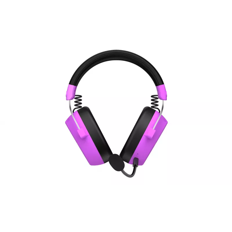 Belaidė ausinė HATOR Hypergang 3 Wireless, žaidimams, USB Type-C / USB Type-A, Bluetooth, violetinė