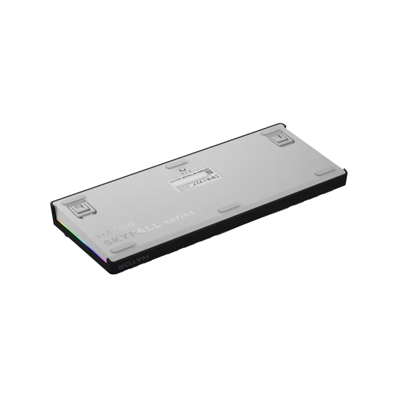 HATOR Skyfall Wireless 80 klaviatūra Gaming USB + RF belaidis + Bluetooth QWERTY JAV anglų Juoda, Balta