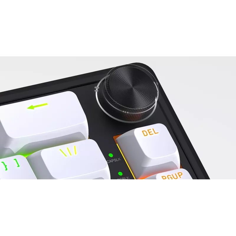 HATOR Skyfall Wireless 80 klaviatūra Gaming USB + RF belaidis + Bluetooth QWERTY JAV anglų Juoda, Balta