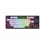HATOR Skyfall Pro Wireless 80 klaviatūra žaidimams USB + RF Wireless + Bluetooth QWERTY JAV anglų juoda, pilka