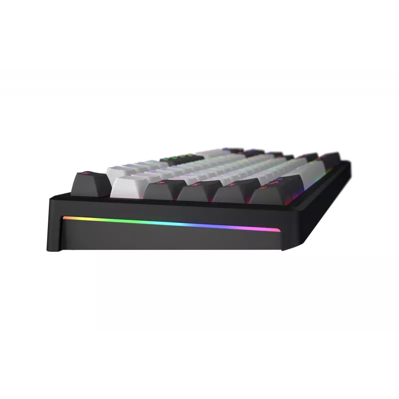 HATOR Skyfall Pro Wireless 80 klaviatūra žaidimams USB + RF Wireless + Bluetooth QWERTY JAV anglų juoda, pilka