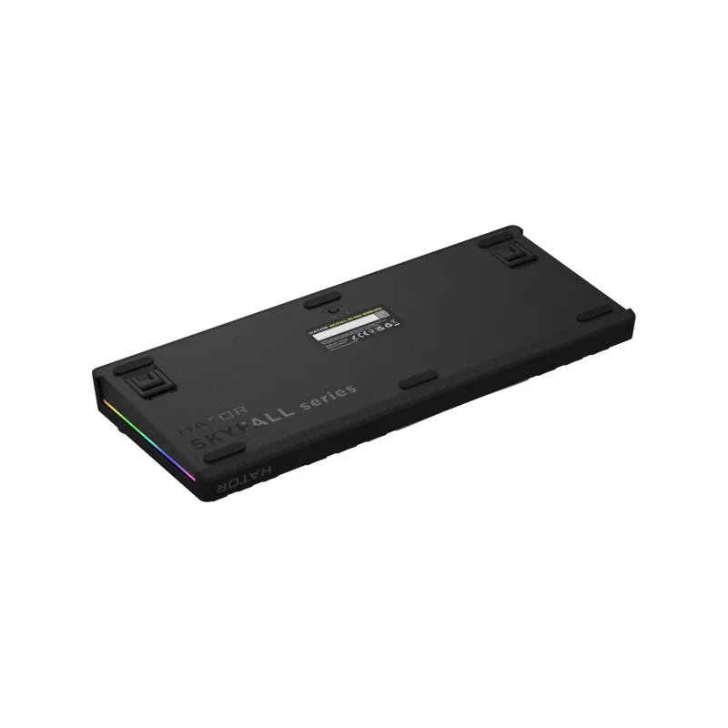 HATOR Skyfall Pro Wireless 80 klaviatūra žaidimams USB + RF Wireless + Bluetooth QWERTY JAV anglų juoda, pilka