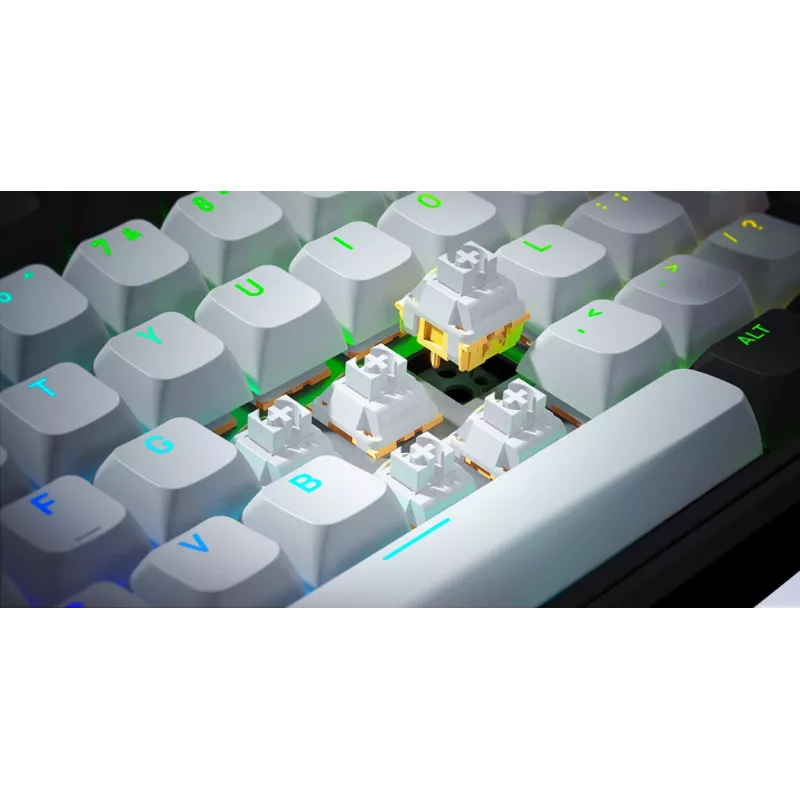 HATOR Skyfall Pro Wireless 80 klaviatūra žaidimams USB + RF Wireless + Bluetooth QWERTY JAV anglų juoda, pilka