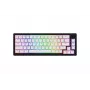 HATOR Skyfall Wireless 65 klaviatūra, Gaming, USB + RF Wireless + Bluetooth, QWERTY JAV anglų, Juoda, Balta