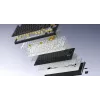 HATOR Skyfall Pro Wireless 65 klaviatūra žaidimams USB + RF belaidis + Bluetooth QWERTY JAV anglų juoda, pilka