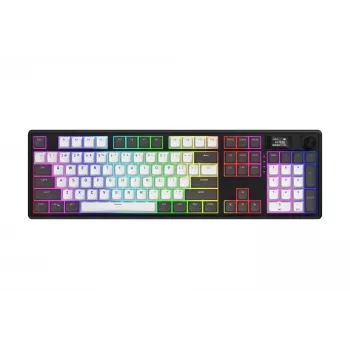HATOR Skyfall Pro Wireless 100 klaviatūra Gaming USB + RF Wireless + Bluetooth QWERTY JAV anglų Juoda, Pilka